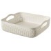 CURVER KNIT 2,8L Košík 23,4 x 23,2 x 7,4 cm krémový 00774-X64