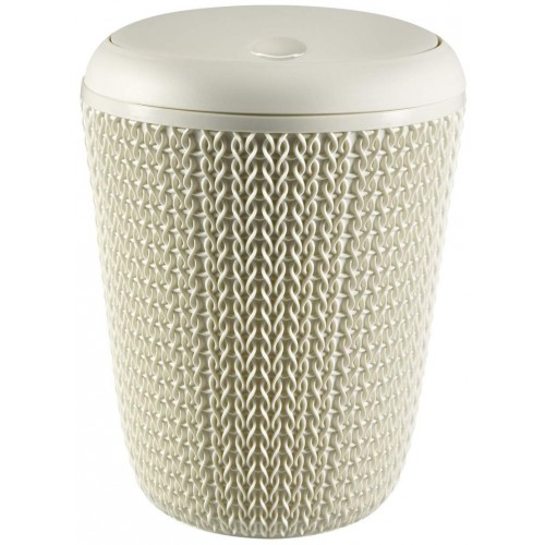 CURVER KNIT 7L Kúpeľňový kôš krémový 00777-X64