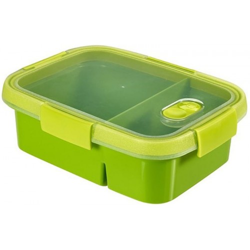 CURVER SMART TO GO DUAL 0,6L+0,3L dóza zelená 00925-Y32