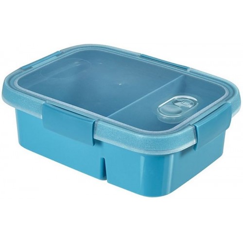 CURVER SMART TO GO DUAL 0,6L+0,3L dóza modrá 00925-Y33 CURVER SMART TO GO DUAL 0,6L+0,3L dóza modrá 00925-Y33