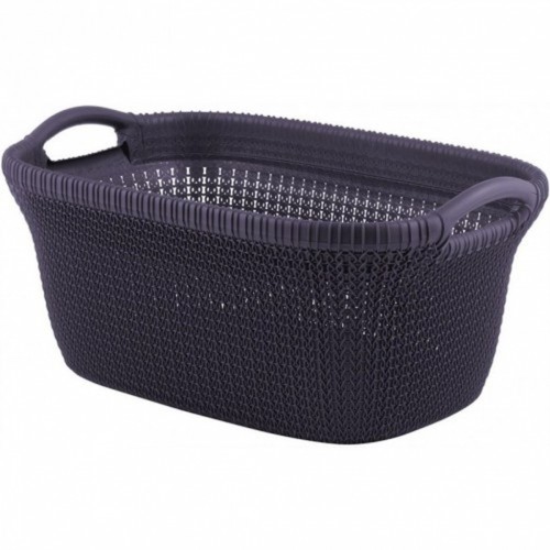 CURVER KNIT kôš na čistú bielizeň 47L fialový 03677-X66