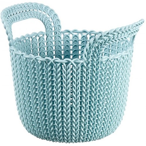 CURVER KNIT XS 3L guľatý košík 23x19x19 cm sv.modrá 03671-X60 CURVER KNIT XS 3L guľatý košík 23x19x19 cm sv.modrá 03671-X60