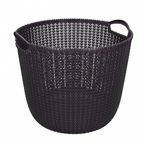 CURVER KNIT L guľatý kôš na bielizeň 30L fialový 03673-X66 CURVER KNIT L guľatý kôš na bielizeň 30L fialový 03673-X66