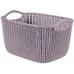 CURVER KNIT S 8L košík 30x22x17cm svetlo fialový 03674-X69