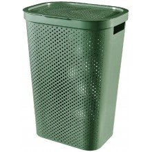 CURVER INFINITY 59L Kôš na špinavú bielizeň, recyklovaný plast, zelený 04754-S86