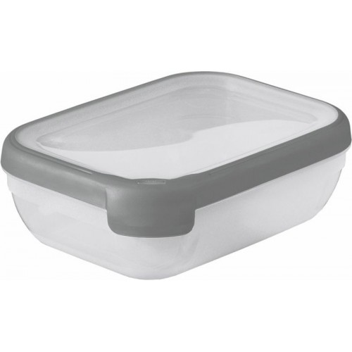 CURVER GRAND CHEF 1,2L Dóza obdĺžniková, 20 x 15 x 6,5 cm, transparentná/sivá 07379-673