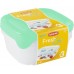 CURVER SET FRESH & GO 3x0,8L dózy transparentný/mint 08559-X51