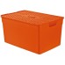CURVER úložný box PIXXEL, 49,8 x 26 x 33,2 cm, 30l, oranžová, 03565-370