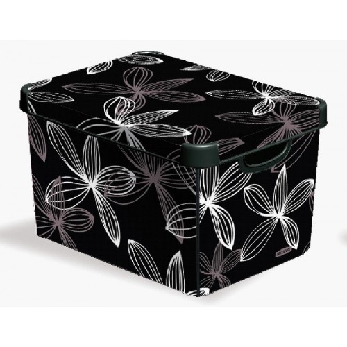 CURVER box úložný dekoratívny L BLACK LILY, 25 x 39,5 x 29,5 cm, 04711-D66 CURVER box úložný dekoratívny L BLACK LILY, 25 x 39,5 x 29,5 cm, 04711-D66