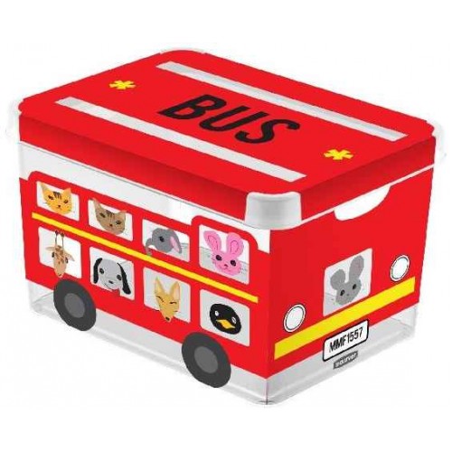 CURVER box úložný dekoratívny L MILKY BUS, 39,5 x 24,0 x 29,5 cm, 04711-B05