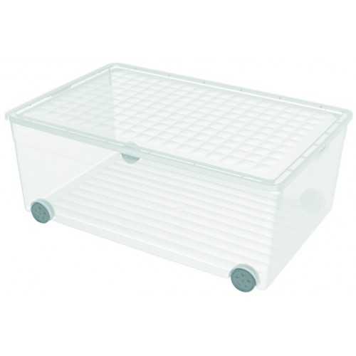 CURVER box úložný na kolieskach 45 l transparentný CURVER box úložný na kolieskach 45 l transparentný