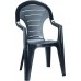 ALLIBERT BONAIRE Záhradná stolička, 56 x 57 x 92 cm, grafit 17180277