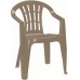 CURVER CUBA záhradné kreslo, 56 x 58 x 79 cm, cappuccino 17180005