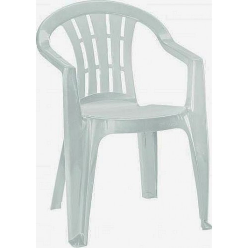 CURVER CUBA záhradné kreslo, 56 x 58 x 79 cm, svetlo sivá 17180005
