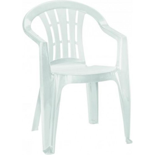 CURVER CUBA záhradné kreslo, 56 x 58 x 79 cm, biela 17180005