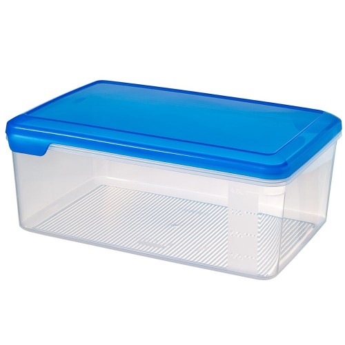 CURVER FLEXI CHEF dóza na potraviny, 12 x 30 x 20 cm, 5,2l, transparentná/modrá, 00384-281