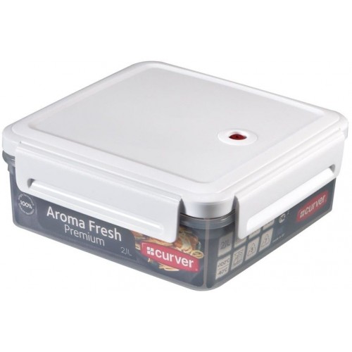 CURVER Potravinová dóza AromaFresh Premium, 20 x 20 x 8,1 cm, 2,1 l, 00377-540