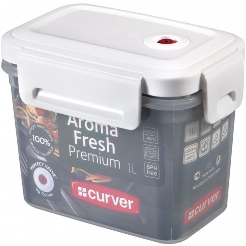 CURVER Potravinová dóza AromaFresh Premium, 10 x 15 x 12 cm, 1 l, transparentná, 00373-540