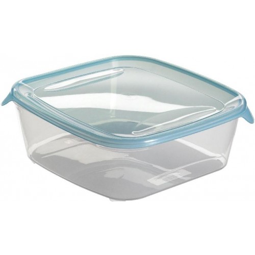 CURVER Dóza na potraviny Fresh & Go, 7 x 19,5 x 19,5 cm 1,7l, modrá/transparent, 00561-051