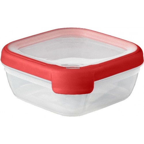 CURVER Dóza na potraviny GrandChef, 15 x 15 x 6,5 cm, 0,75 l červená, 00013-416