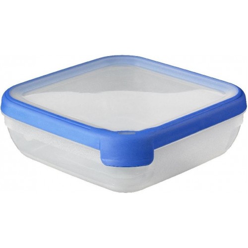CURVER Dóza GrandChef, 20 x 20 x 6,5 cm, 1,6 l, transparentná / modrá, 07479-082