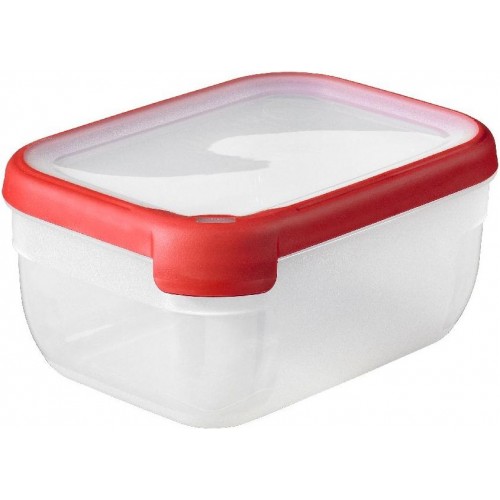 CURVER Dóza GrandChef, 20 x 15 x 9,3 cm, 1,8 l, transparentná / červená, 07389-416