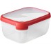 CURVER Dóza GrandChef, 20 x 15 x 9,3 cm, 1,8 l, transparentná / červená, 07389-416