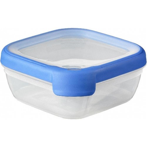 CURVER Dóza na potraviny GrandChef, 15 x 15 x 6,5cm, 0,75l, transparentná/modrá, 00013-082 CURVER Dóza na potraviny GrandChef, 15 x 15 x 6,5cm, 0,75l, transparentná/modrá, 00013-082