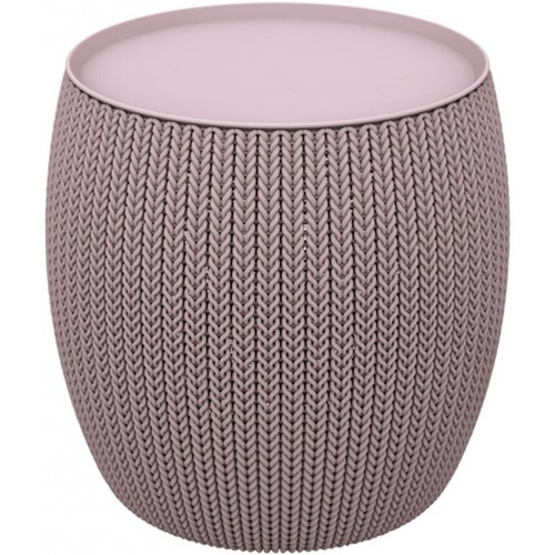 CURVER KNIT stolík s úložným priestorom, fialová 17203083 CURVER KNIT stolík s úložným priestorom, fialová 17203083