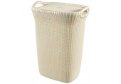 CURVER KNIT 57L Kôš na špinavú bielizeň 45 x 61 x 34 cm, krémový 03676-X64