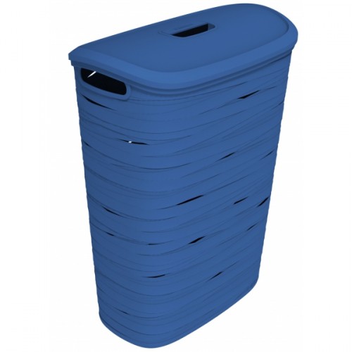 CURVER Kôš na bielizeň RIBBON, 46 x 27 x 59 cm, 49 l, modrý, 00746-X08