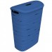 CURVER Kôš na bielizeň RIBBON, 46 x 27 x 59 cm, 49 l, modrý, 00746-X08