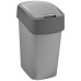 CURVER FLIP BIN 10L Odpadkový kôš 35 x 18,9 x 23,5 cm strieborná/sivá 02170-686