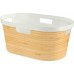 CURVER INFINITY 39L Kôš na čistú bielizeň 58,5 x 38,5 x 26,5 cm bambus 04762-B45