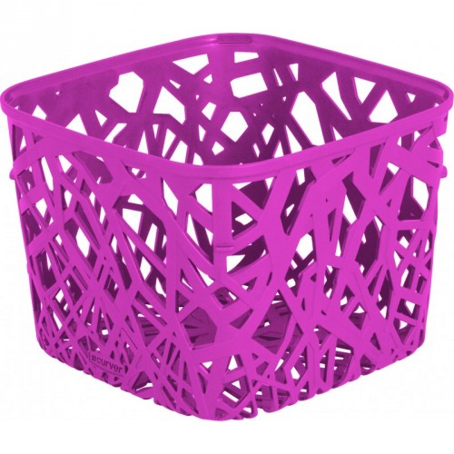 CURVER NEO SQUARE košík 19,2 x 19,2 x 14,4 cm, fialový, 04160-437 CURVER NEO SQUARE košík 19,2 x 19,2 x 14,4 cm, fialový, 04160-437