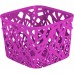 CURVER NEO SQUARE košík 19,2 x 19,2 x 14,4 cm, fialový, 04160-437