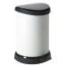 CURVER Odpadkový kôš Decobin Pedal, 44,8 x 30,8 x 28,1 cm, 20 l, krémový, 02120-930