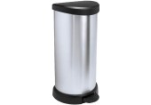 CURVER DECO BIN 40L Odpadkový kôš 30,9 x 34,9 x 69,7 cm strieborný 02150-582