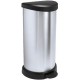 CURVER DECO BIN 40L Odpadkový kôš 30,9 x 34,9 x 69,7 cm strieborný 02150-582