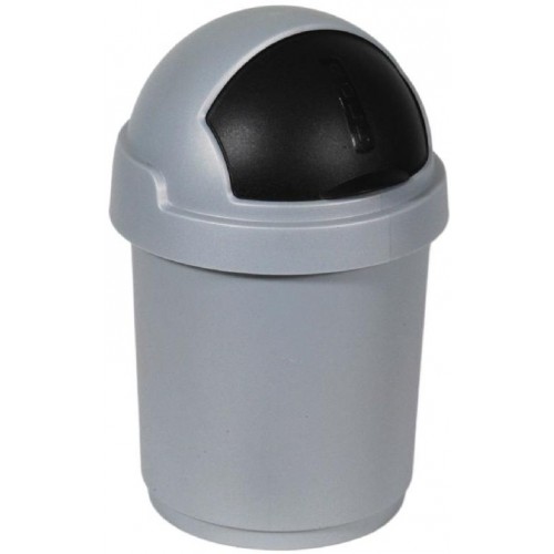 CURVER Odpadkový kôš ROLL TOP, 25,4 x 25,4 x 38,8 cm, 10 l, metalíza, 03934-877