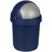 CURVER Odpadkový kôš ROLL TOP, 25,4 x 25,4 x 38,8 cm, 10 l, modro strieborný, 03934-266