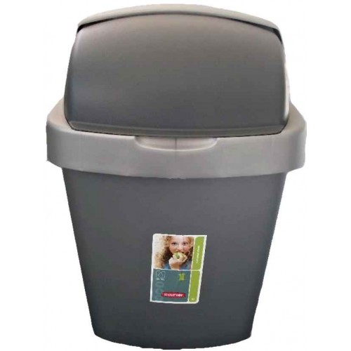 CURVER Odpadkový kôš ROLL TOP, 34,9 x 29,2 x 56 cm, 25 l, strieborný, 03976-373 CURVER Odpadkový kôš ROLL TOP, 34,9 x 29,2 x 56 cm, 25 l, strieborný, 03976-373