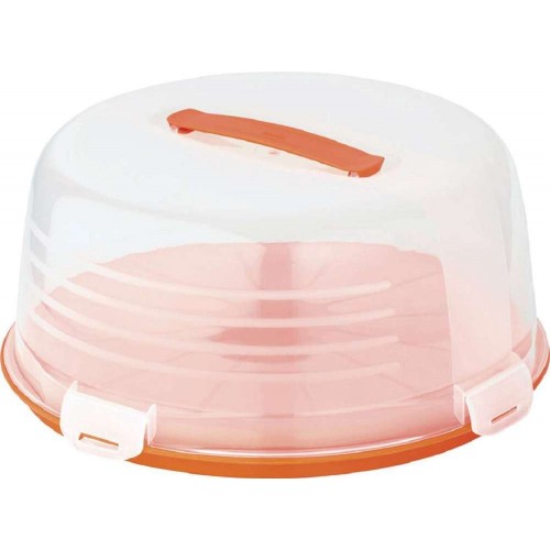 CURVER CAKE BOX ROUND s poklopom 34,7 x 15,2 cm oranžový 00416-286