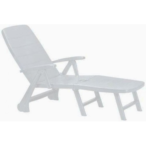 CURVER ROMA lehátko, svetlo sivá 17180022