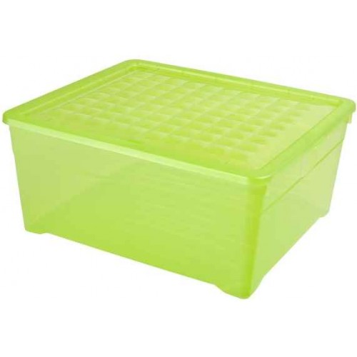 CURVER set 3ks úložných boxov, 25 x 39 x 33,5 cm, 18,5 l, transparentný zelený, 08938-512 CURVER set 3ks úložných boxov, 25 x 39 x 33,5 cm, 18,5 l, transparentný zelený, 08938-512