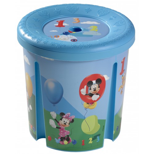 CURVER box úložný guľatý MICKEY MOUSE, 39,3 x 39,3 x 40,1 cm, modrá, 00300-M22 CURVER box úložný guľatý MICKEY MOUSE, 39,3 x 39,3 x 40,1 cm, modrá, 00300-M22