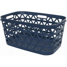CURVER OCEANA 45L Kôš na čistú bielizeň 57,1 × 37,1 × 27,1 cm, modrý 00521-Z99