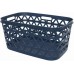 CURVER OCEANA 45L Kôš na čistú bielizeň 57,1 × 37,1 × 27,1 cm, modrý 00521-Z99