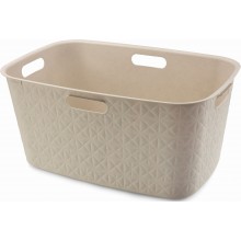 CURVER SOFTEX 45L Kôš na čistú bielizeň 39,7 x 59,4 x 27,4 cm, béžový 00572-Z67