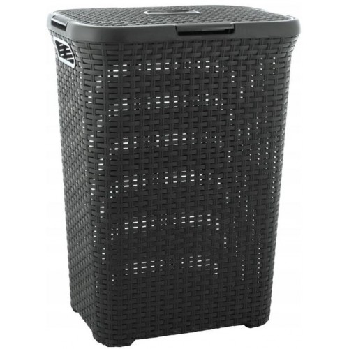 CURVER STYLE 60L Kôš na špinavú bielizeň 44,8 x 61,5 x 34,1 cm, tmavo sivý 00707-308